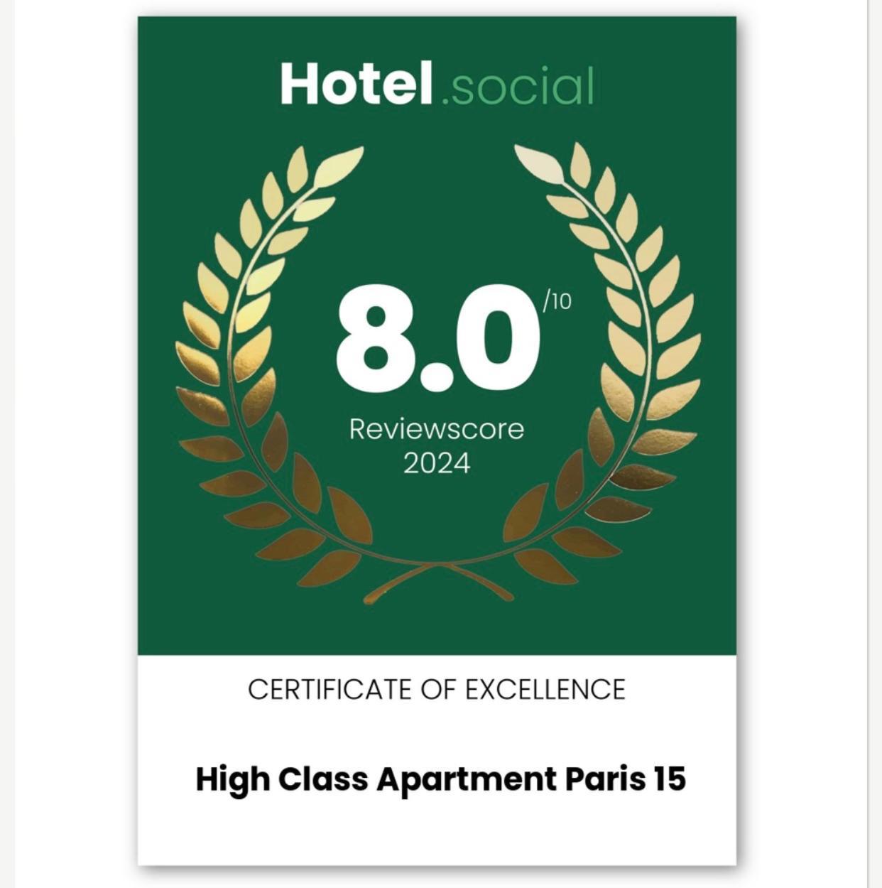 High Class Apartment Paris 15 Buitenkant foto